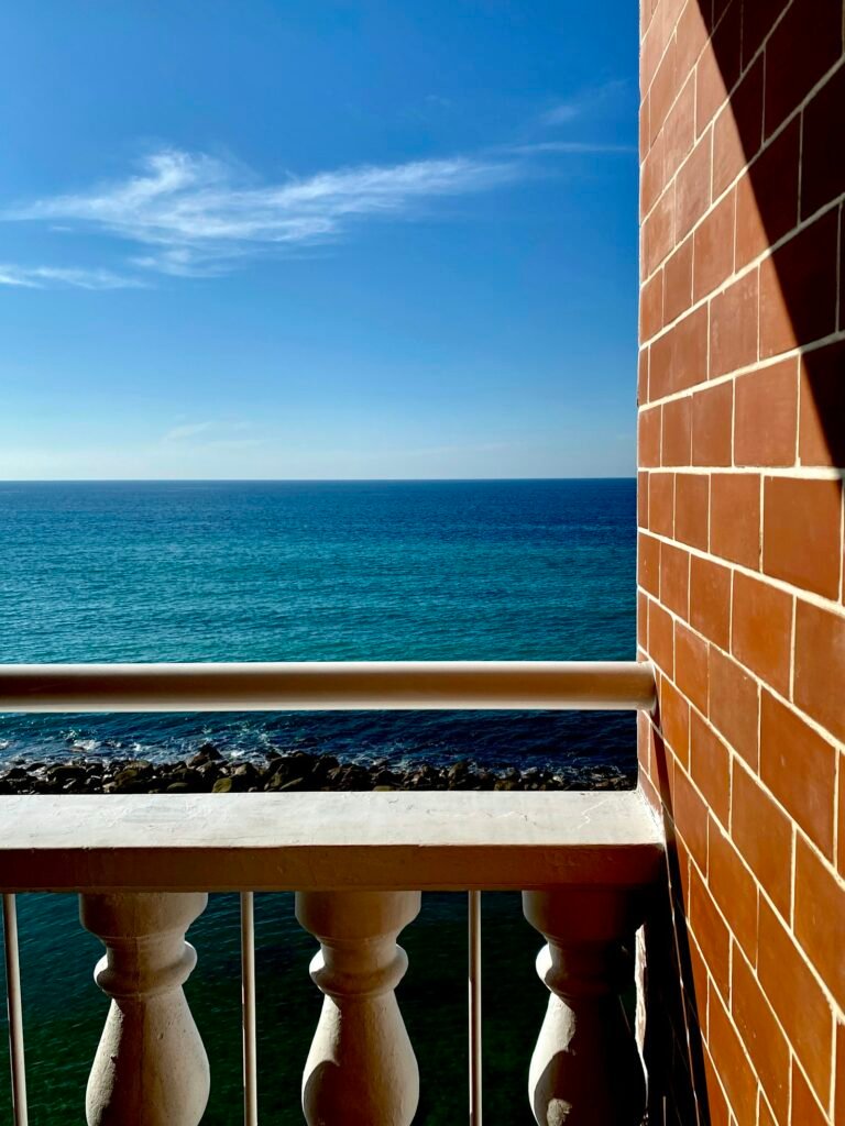 Ocean view from the balcony